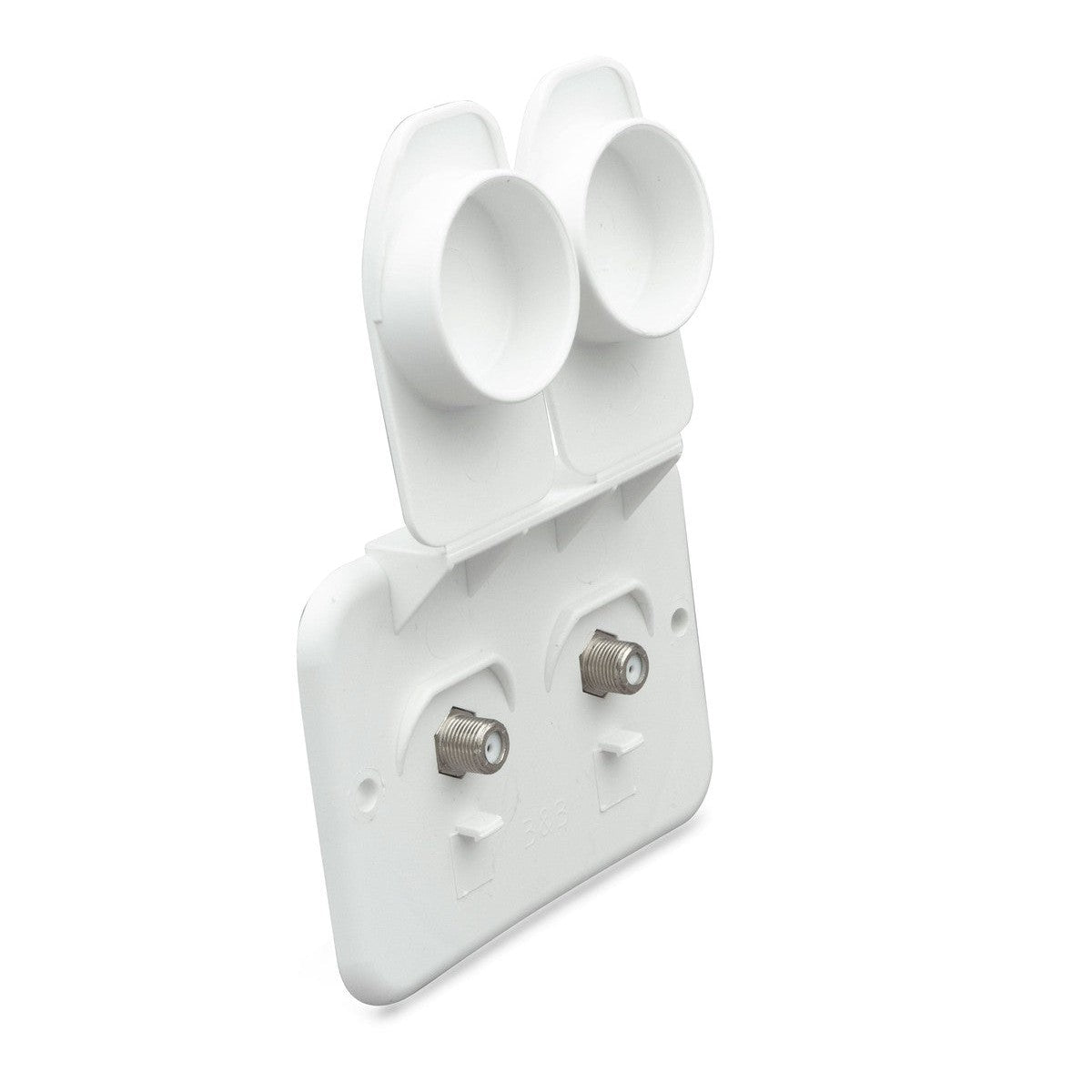 B & B Molders Qualifies for Free Shipping B & B Molders Cable/Cable TV Plate Polar White #94323