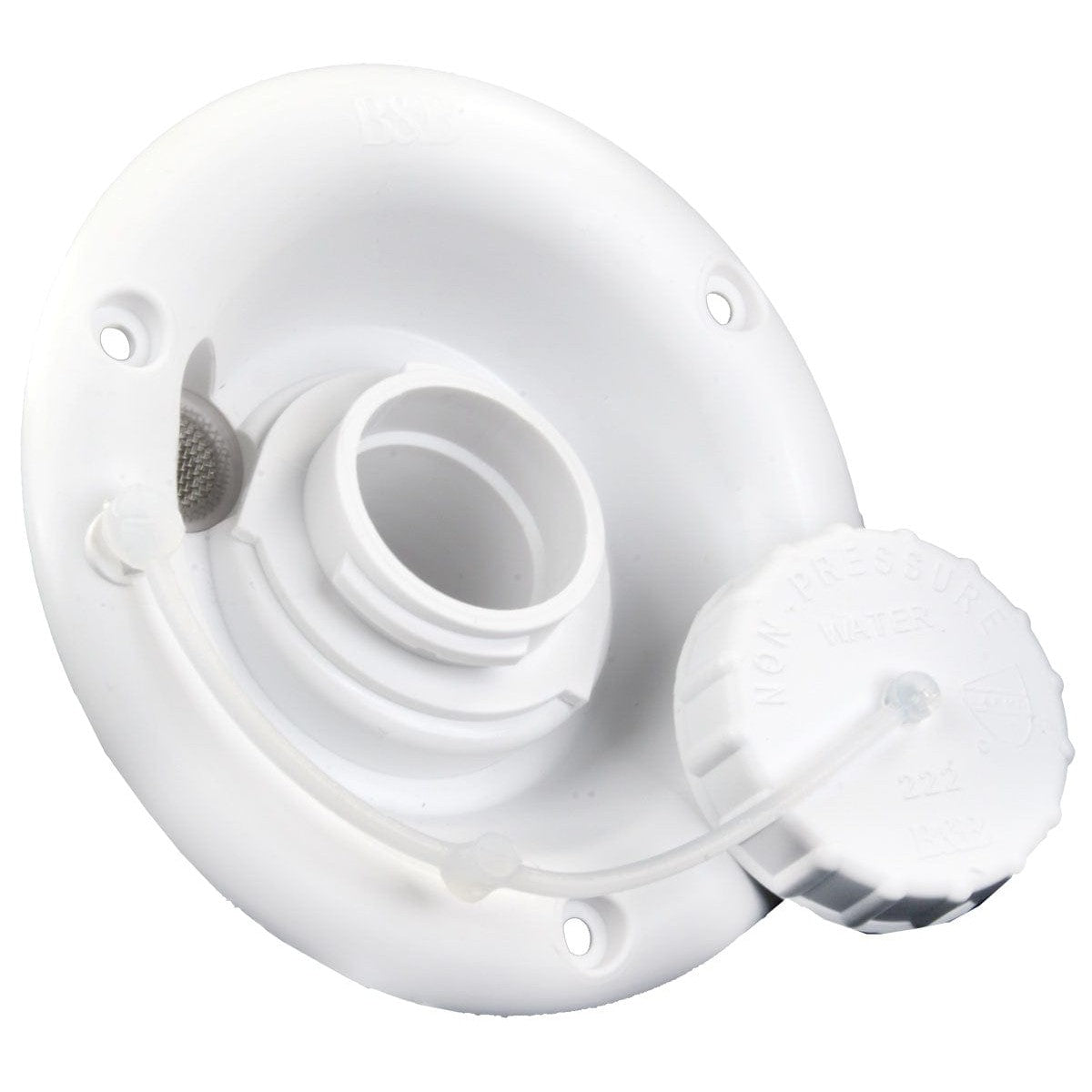 B & B Molders Qualifies for Free Shipping B & B Molders Gravity Water Dish Polar White #94247