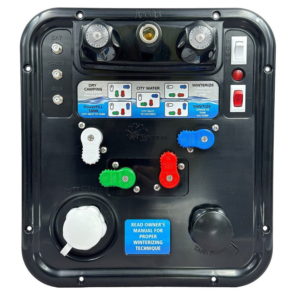 B & B Molders Qualifies for Free Shipping B & B Molders Nautilus P4 Water System Black #94346