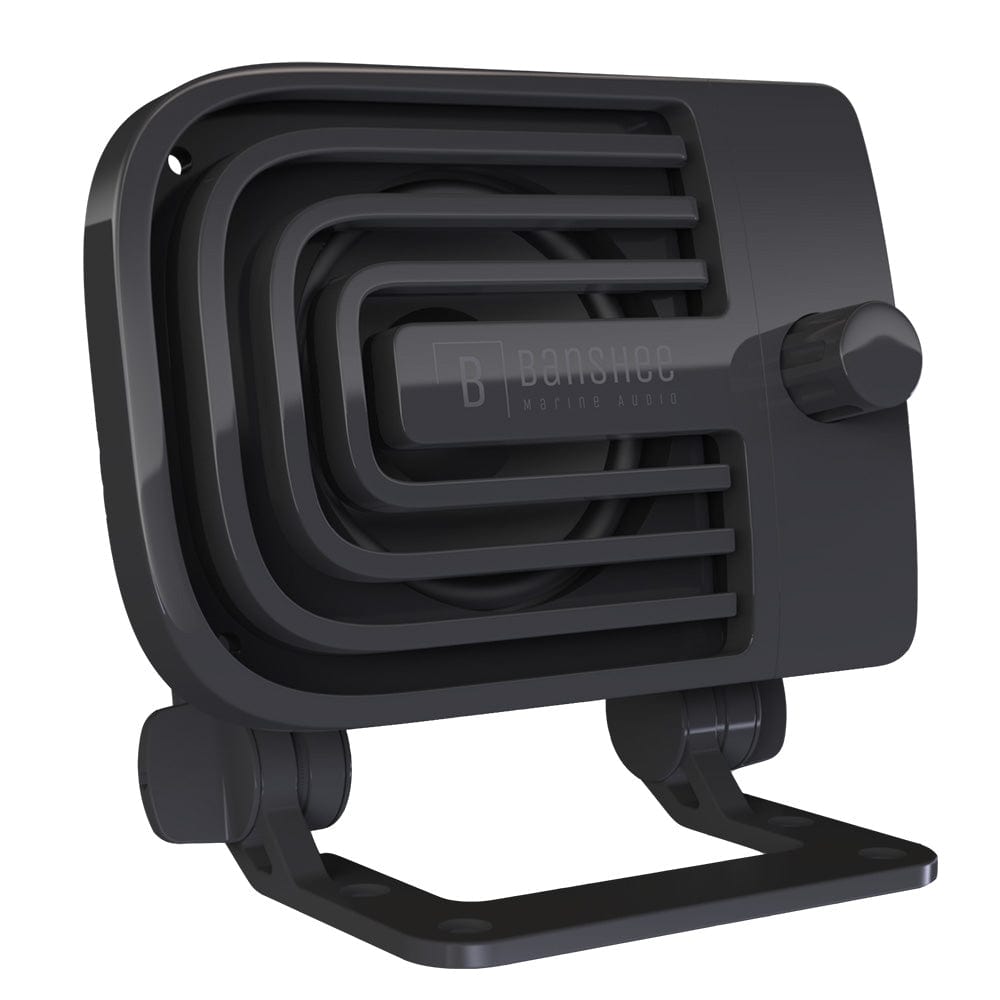 Banshee Marine Audio Qualifies for Free Shipping Banshee Active External VHF Speaker Black #BAR-VA-1B
