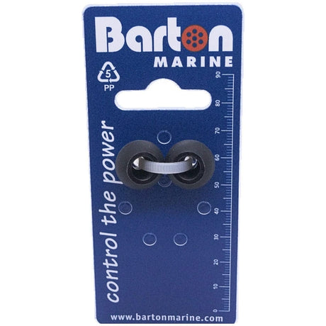 Barton Marine Qualifies for Free Shipping Barton 4mm Rope Stoppers Black Pair #42812