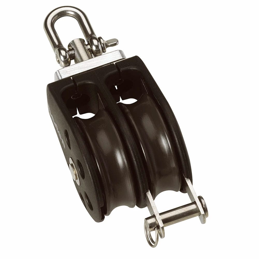 Barton Marine Qualifies for Free Shipping Barton Plain Bearing Pulley Block Double with Swivel & Becke #N03231