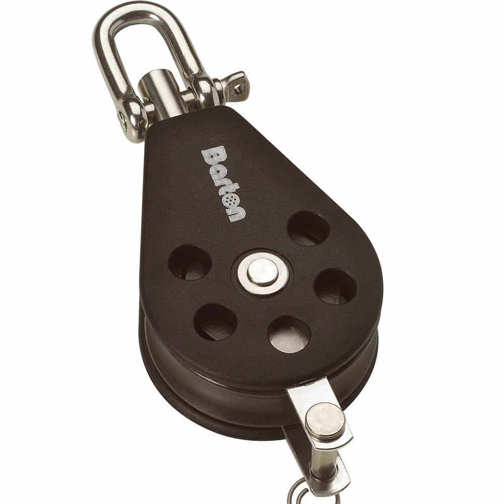 Barton Marine Qualifies for Free Shipping Barton Plain Bearing Pulley Block Single with Swivel & Becke #N01131