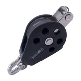 Barton Marine Qualifies for Free Shipping Barton Plain Bearing Pulley Block Single with Swivel & Becket #N03131
