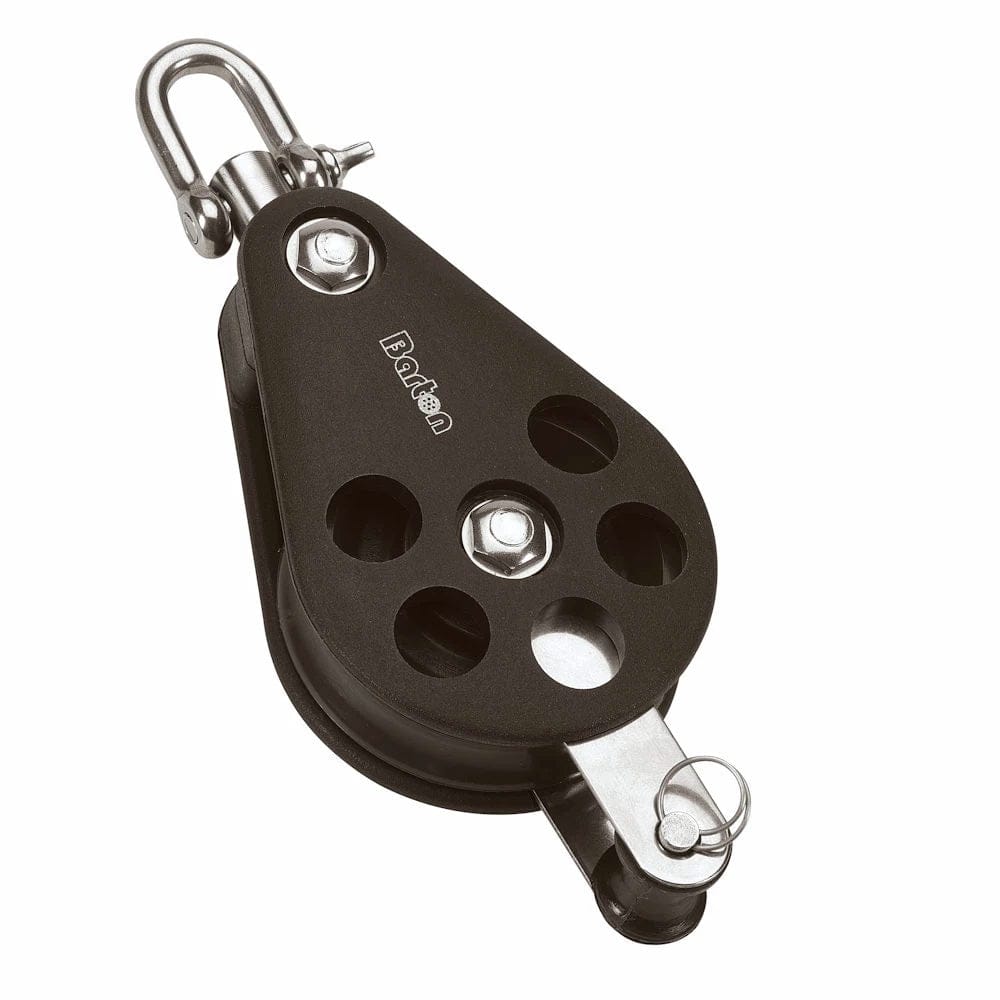 Barton Marine Qualifies for Free Shipping Barton Plain Bearing Pulley Block Single with Swivel & Becket #N05131