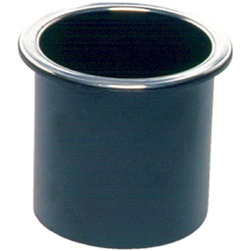 Beckson Marine Not Qualified for Free Shipping Beckson Marine Glass Holder Black with Chrome Rim #GH33B1-C