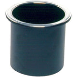 Beckson Marine Not Qualified for Free Shipping Beckson Marine Glass Holder Black with Chrome Rim #GH33B1-C