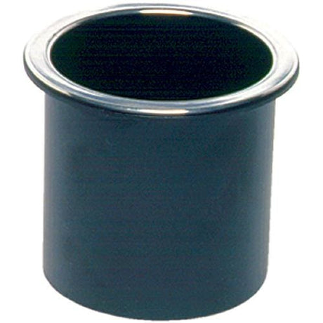 Beckson Marine Not Qualified for Free Shipping Beckson Marine Glass Holder Black with Chrome Rim #GH33B1-C