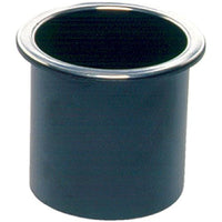 Beckson Marine Not Qualified for Free Shipping Beckson Marine Glass Holder Black with Chrome Rim #GH33B1-C