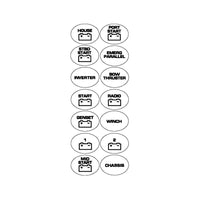BEP Marine Qualifies for Free Shipping BEP Battery Swith Labels for 701 Contour Battery Master Switch #713