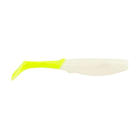 Berkley Qualifies for Free Shipping Berkley Gulp Alive Paddleshad 4" Pearl White/Chartreuse #1545611