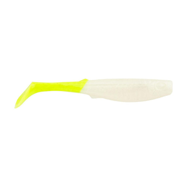 Berkley Qualifies for Free Shipping Berkley Gulp Alive Paddleshad 4" Pearl White/Chartreuse #1545611
