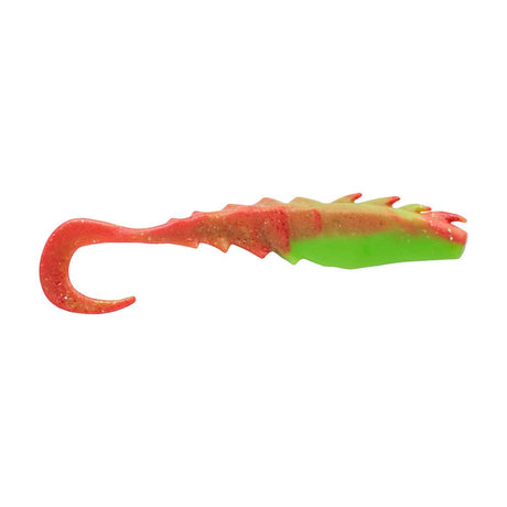 Berkley Qualifies for Free Shipping Berkley Gulp Saltwater Nemesis Prawn Curl Tail 4" Nuclear Chicken #1551579