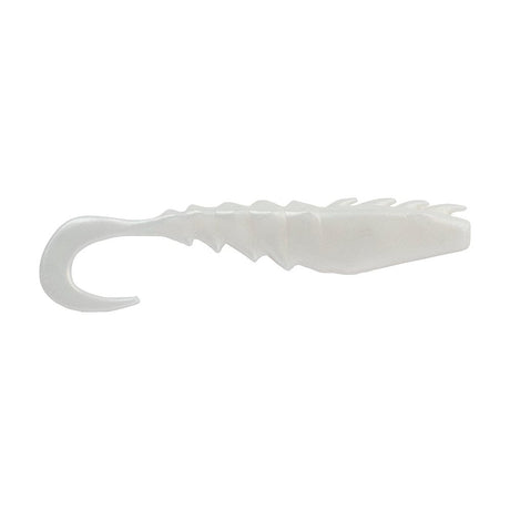Berkley Qualifies for Free Shipping Berkley Gulp Saltwater Nemesis Prawn Curl Tail 5" Pearl White #1551582