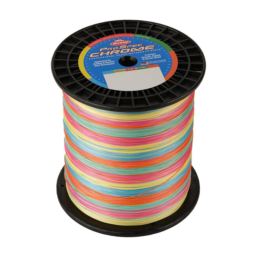Berkley Not Qualified for Free Shipping Berkley Prospec Chrome 5 x 20' Metered Braid 130 lb 3000 Yards #1621895