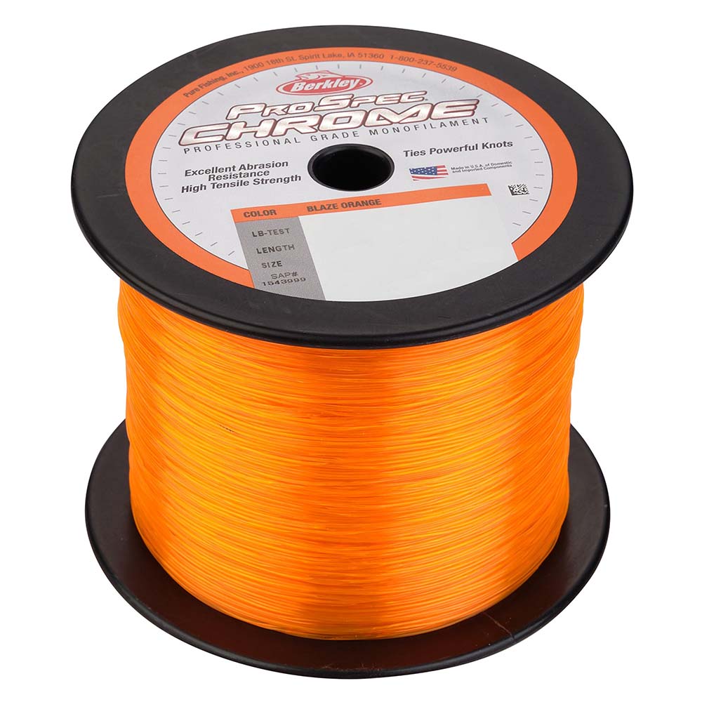 Berkley Not Qualified for Free Shipping Berkley Prospec Chrome 50 lb Blaze Orange 1000 Yards #1544000