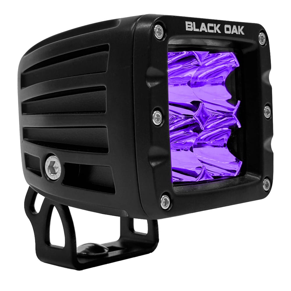Black Oak LED Qualifies for Free Shipping Black Oak 2" Ultraviolet LED Pod Light Pro Series 3.0 Flood #2FUV-POD