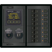 Blue Sea System Qualifies for Free Shipping Blue Sea 360 Panel 12v 8-Position M2 Socket Dual USB #1497