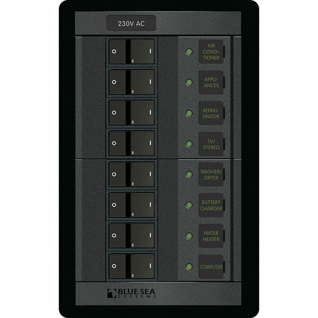 Blue Sea System Qualifies for Free Shipping Blue Sea 360 Panel 230v AC 8-Position #1229