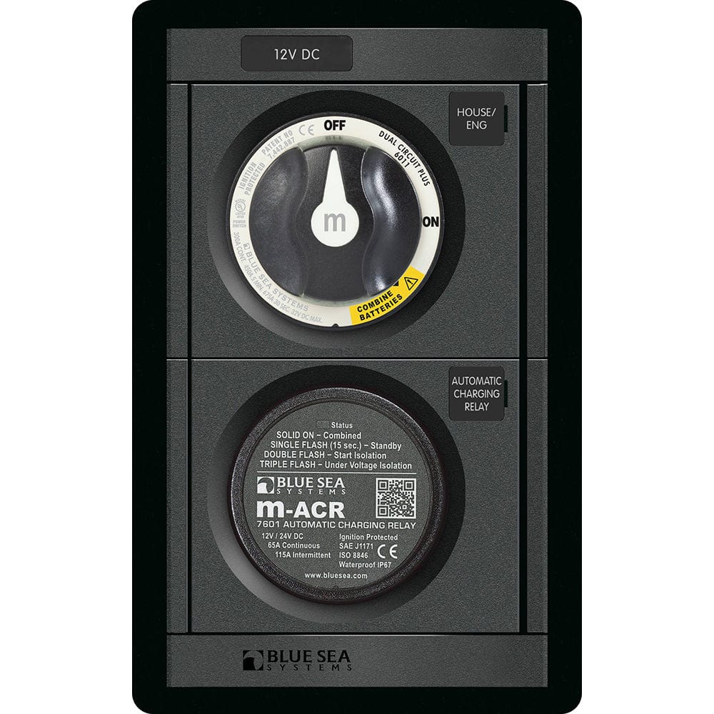 Blue Sea System Qualifies for Free Shipping Blue Sea 360 Panel Add-A-Battery #1494