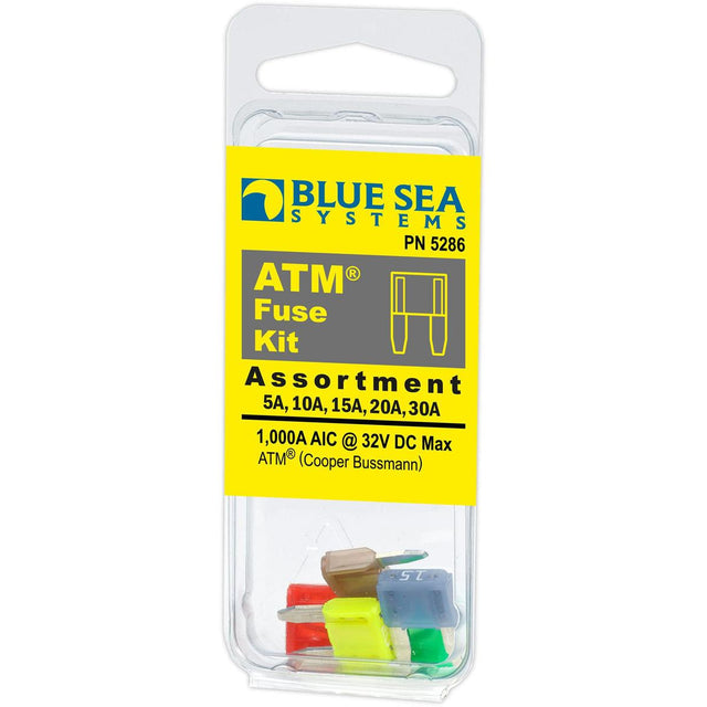 Blue Sea System Qualifies for Free Shipping Blue Sea Fuse ATM 5-Piece Kit #5286