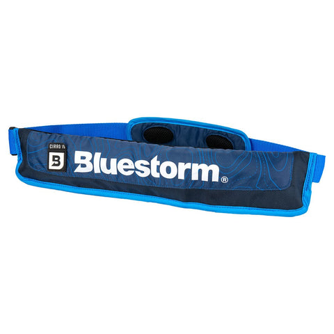 Bluestorm Qualifies for Free Shipping Bluestorm Cirro 16 Manual Inflatable Belt Pack Deep #BS-USB6MM-23-BLU