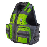 Bluestorm Qualifies for Free Shipping Bluestorm Classic Adult Fishing Life Jacket Hi-Vis #BS-70B-HVS-2/3X