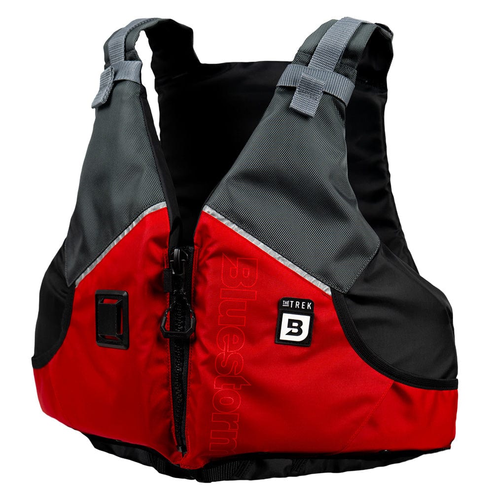 Bluestorm Qualifies for Free Shipping Bluestorm Trek Adult Universal Paddling Vest Nitro Red #BS-249-RED-U