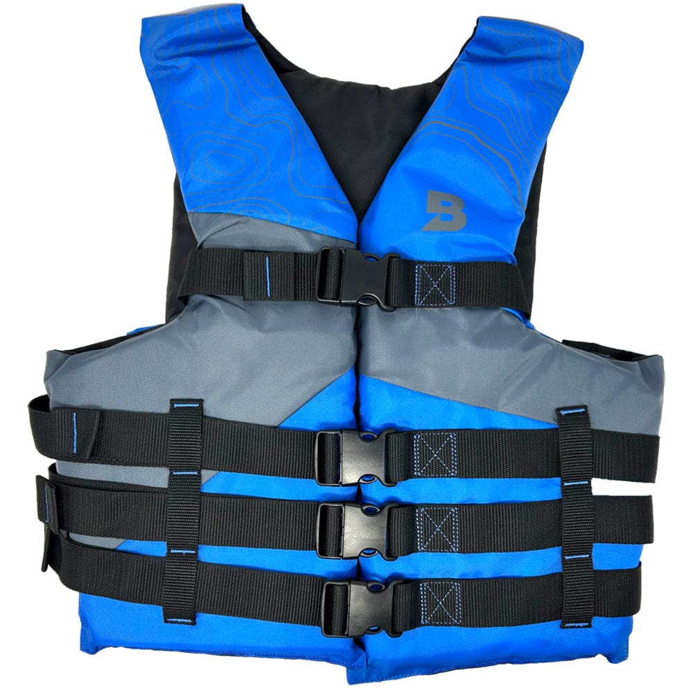 Bluestorm Qualifies for Free Shipping Bluestorm Type III Adult Universal Foam Life Jacket #BS-175-BLU-U