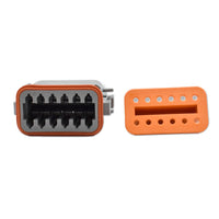 Bluewater Not Qualified for Free Shipping Bluewater 12-Position Female Deutsch Connector with Wedge Lock #DT06-12S