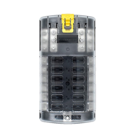 Bluewater Qualifies for Free Shipping Bluewater 12-Position Fuse Block ATC with Yellow Slide #3200-3003-012