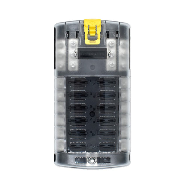 Bluewater Qualifies for Free Shipping Bluewater 12-Position Fuse Block ATC with Yellow Slide #3200-3003-012