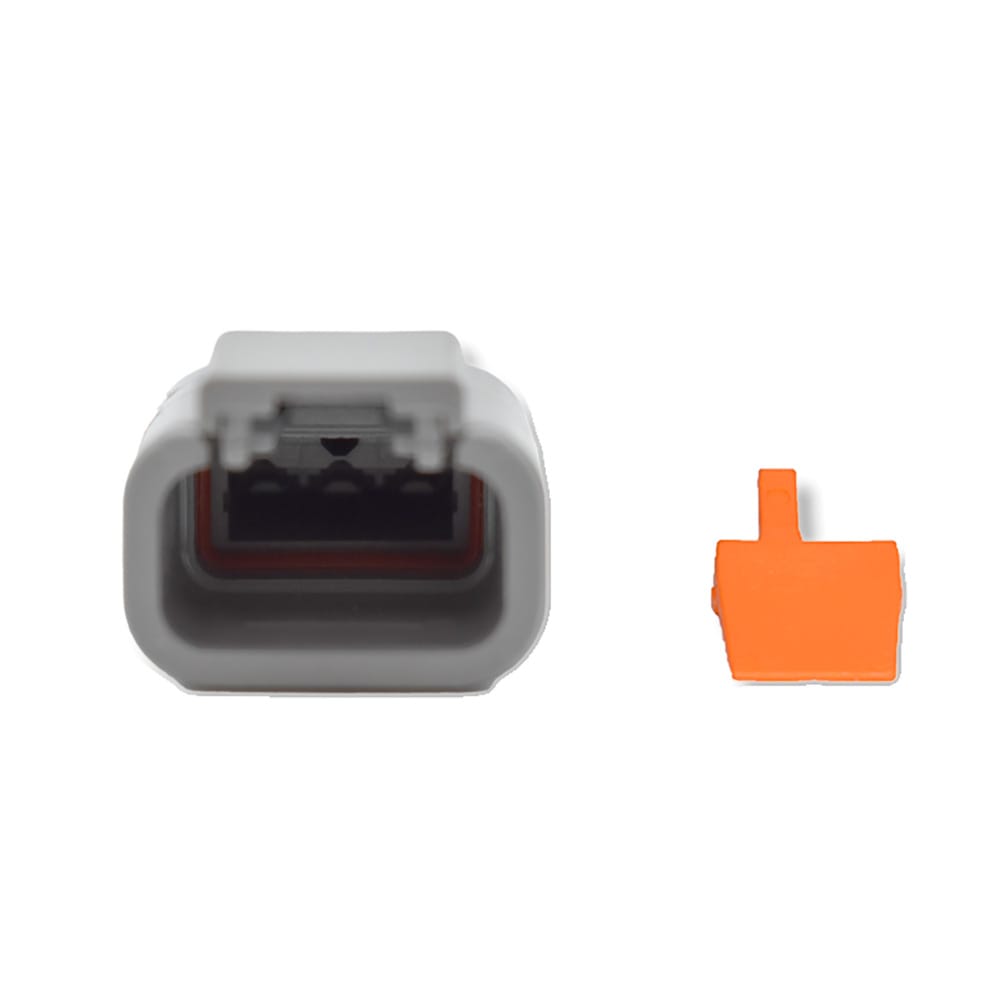 Bluewater Not Qualified for Free Shipping Bluewater 3-Position DTM Male Connector with Black Wedge #DTM04-3P