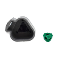 Bluewater Not Qualified for Free Shipping Bluewater 3-Position Male Deutsch Connector with Wedge Lock #DT04-3P