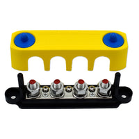 Bluewater Qualifies for Free Shipping Bluewater 4-Gang Positive Terminal Busbar with Cover #313738-B-023