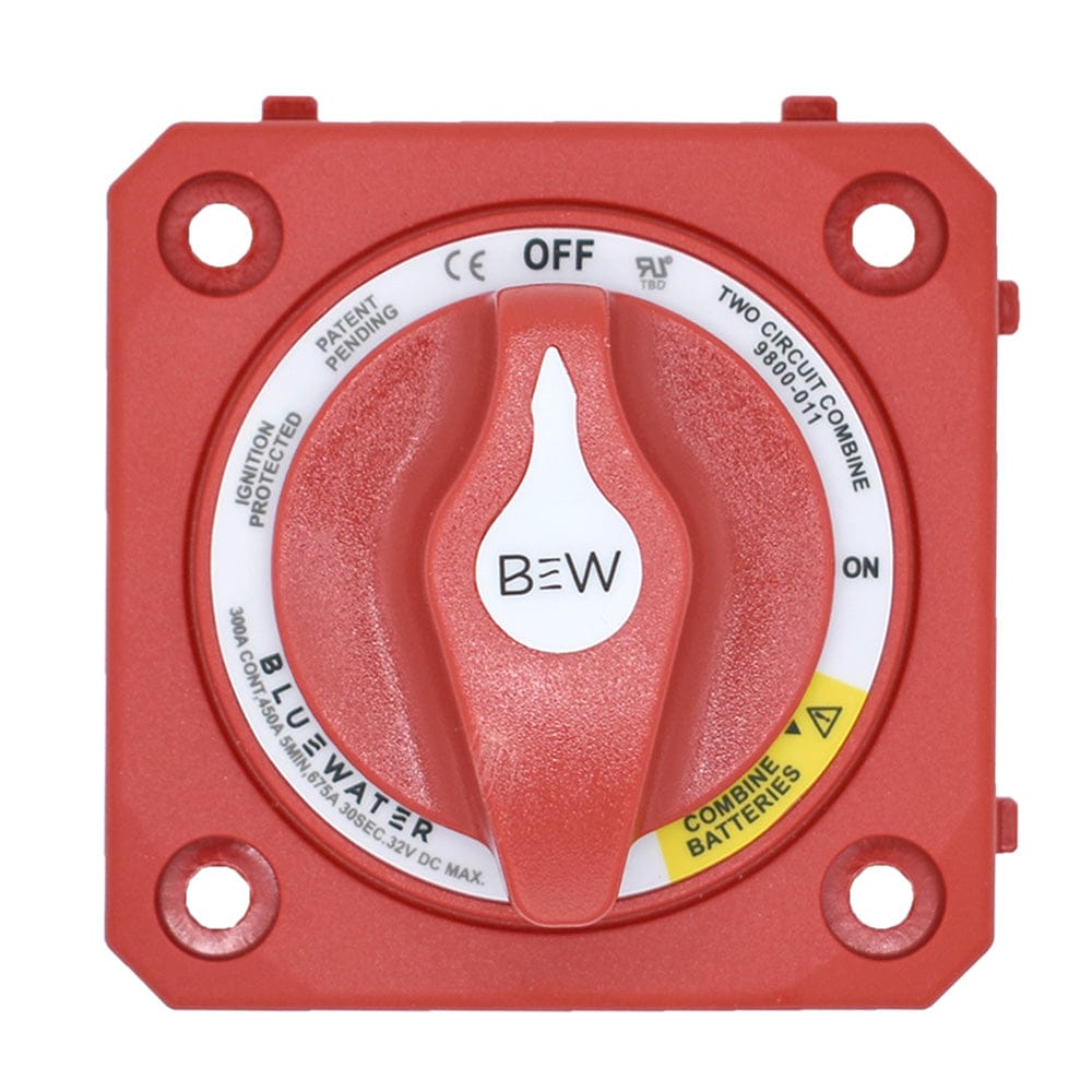 Bluewater Qualifies for Free Shipping Bluewater Off/On/Combine Battery Switch W/O Base #9800-011-10