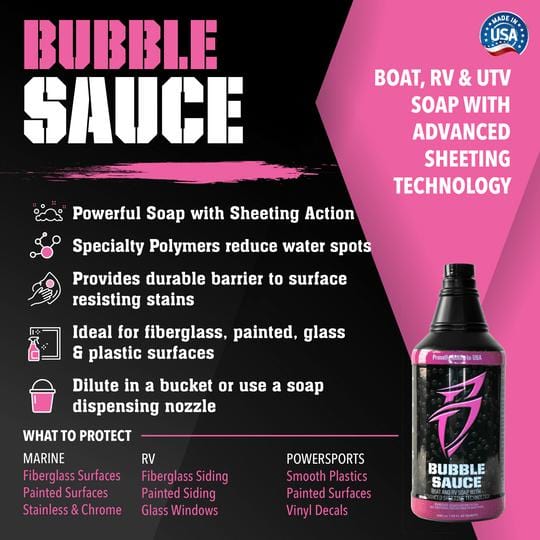 Boat Bling Qualifies for Free Shipping Boat Bling 20 oz Each Hot Sauce/Vinyl Sauce/Bubble Sauce 3-pk #GET-SAUCED-3PK