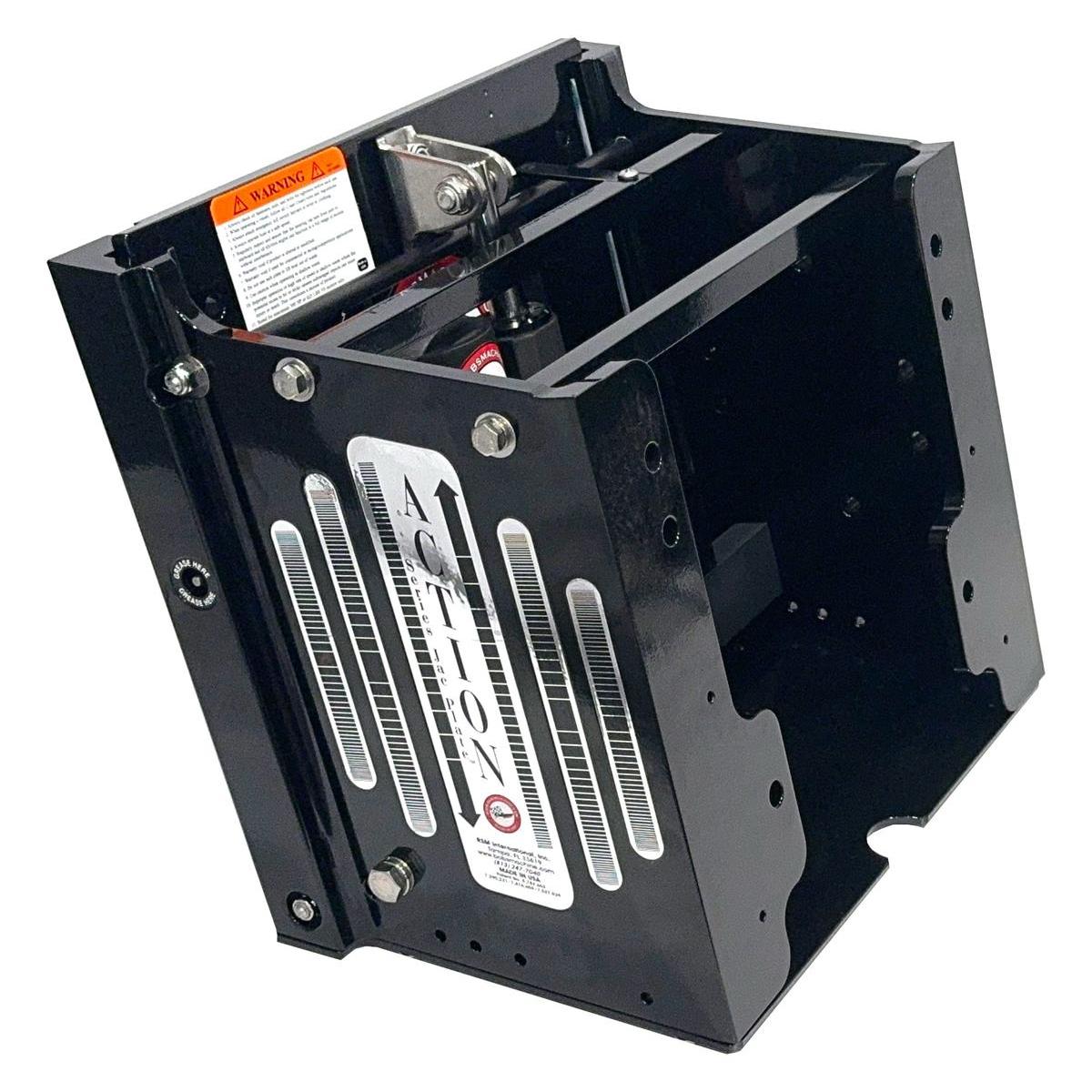 Bob's Machine Shop Oversized - Not Qualified for Free Shipping Bob's Machine Action-Series Jack Plate with 10" Setback Black #100-111000P-B