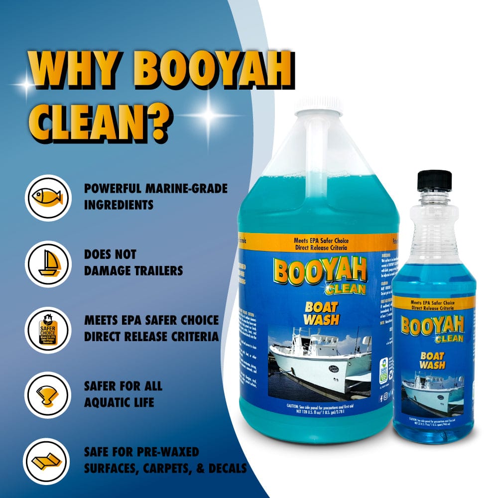 Booyah Clean Qualifies for Free Shipping Booyah Clean Boat Wash Gallon #VL95G1