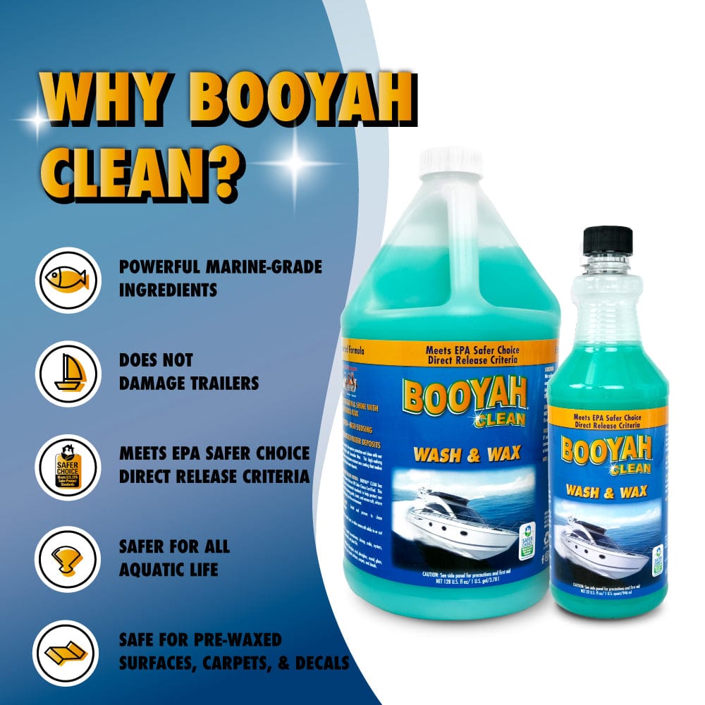 Booyah Clean Qualifies for Free Shipping Booyah Clean Wash Wax Gallon #VL94G1
