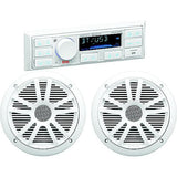 Boss Audio Qualifies for Free Shipping Boss Audio Marine Receiver Speaker Package #MCK500WB6