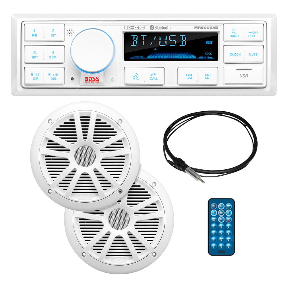 Boss Audio Qualifies for Free Shipping Boss Audio MCK500WB.6 Package with MR500UAB & 2 MR6W Speakers #CRMCK500WB.6