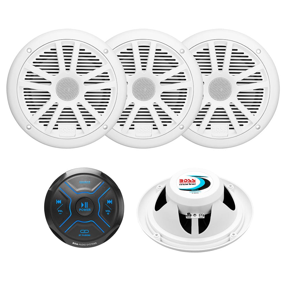 Boss Audio Qualifies for Free Shipping Boss Audio Package with MGR150B & 2 Pairs of MR6W #MG250W.64