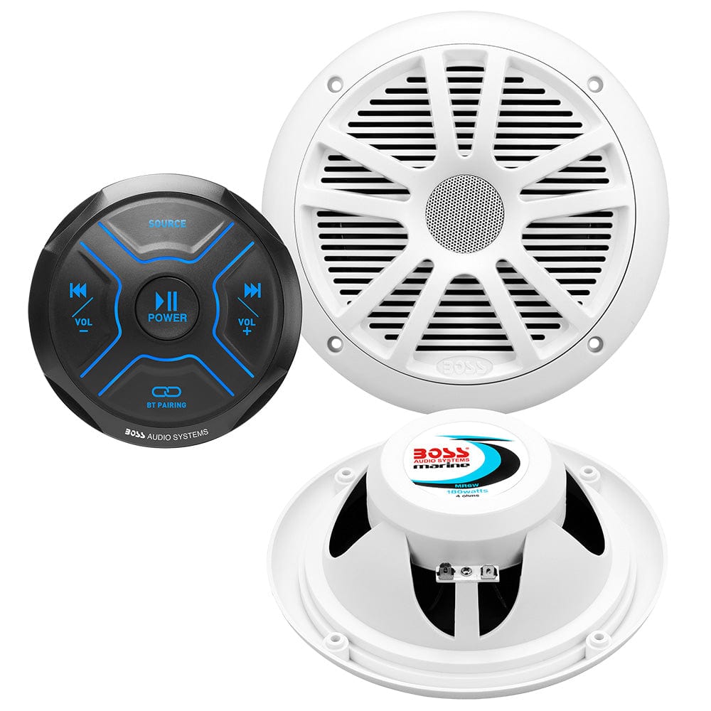 Boss Audio Qualifies for Free Shipping Boss Audio Package with MGR150B & Pair of MR6w #MG150W.6