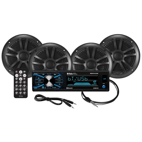Boss Audio Qualifies for Free Shipping Boss Audio Package with MR634UAB & 4 MR6B Speakers #MCBK634B.64