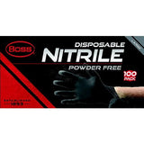 Boss Gloves Qualifies for Free Shipping Boss Gloves Glove 4 Mil Black Nitrile XL 100-pk #B21051XL