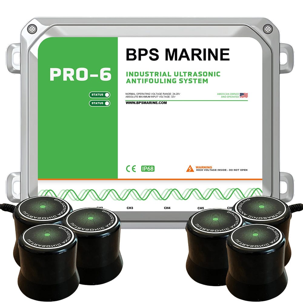 BPS Marine Qualifies for Free Shipping BPS Marine 24v DC 6-Transducer Ultrasonic Antifouling System #24V-PRO-6