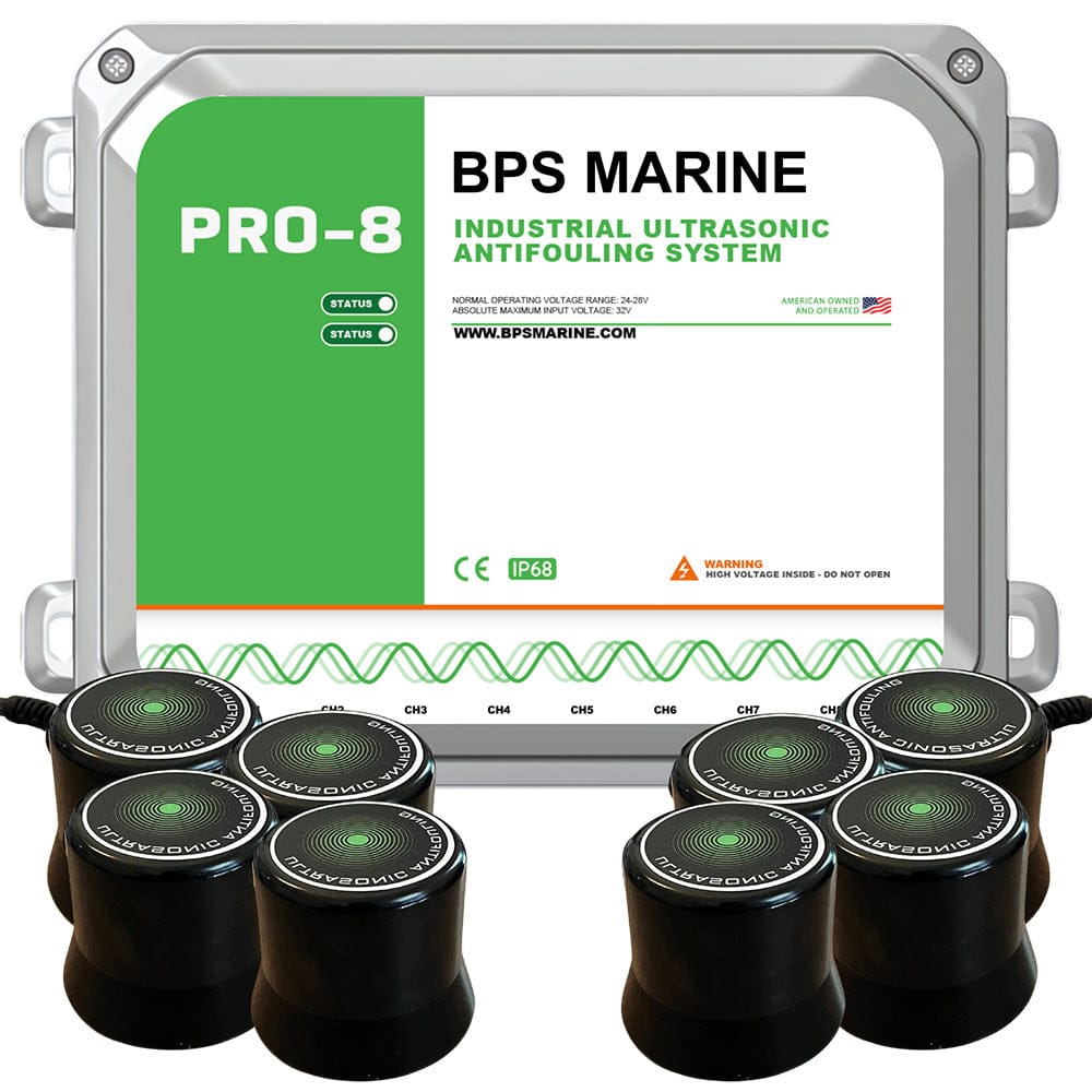 BPS Marine Qualifies for Free Shipping BPS Marine 24v DC 8-Transducer Ultrasonic Antifouling System #24V-PRO-8