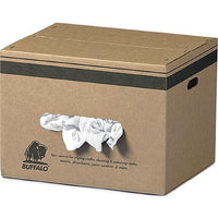 Buffalo Qualifies for Free Shipping Buffalo Flannel White 25# Box #10204