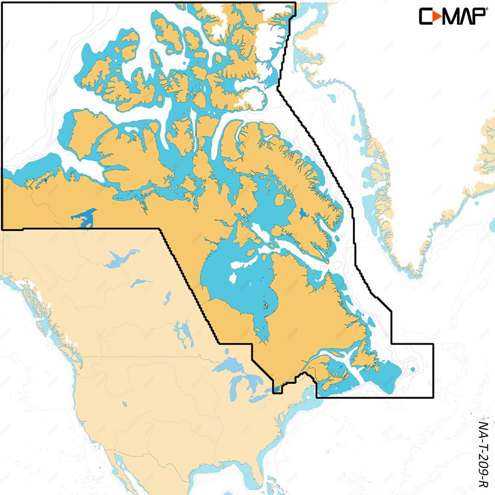 C-MAP USA Not Qualified for Free Shipping C-MAP Reveal X Canada North and East #M-NA-T-209-R-MS